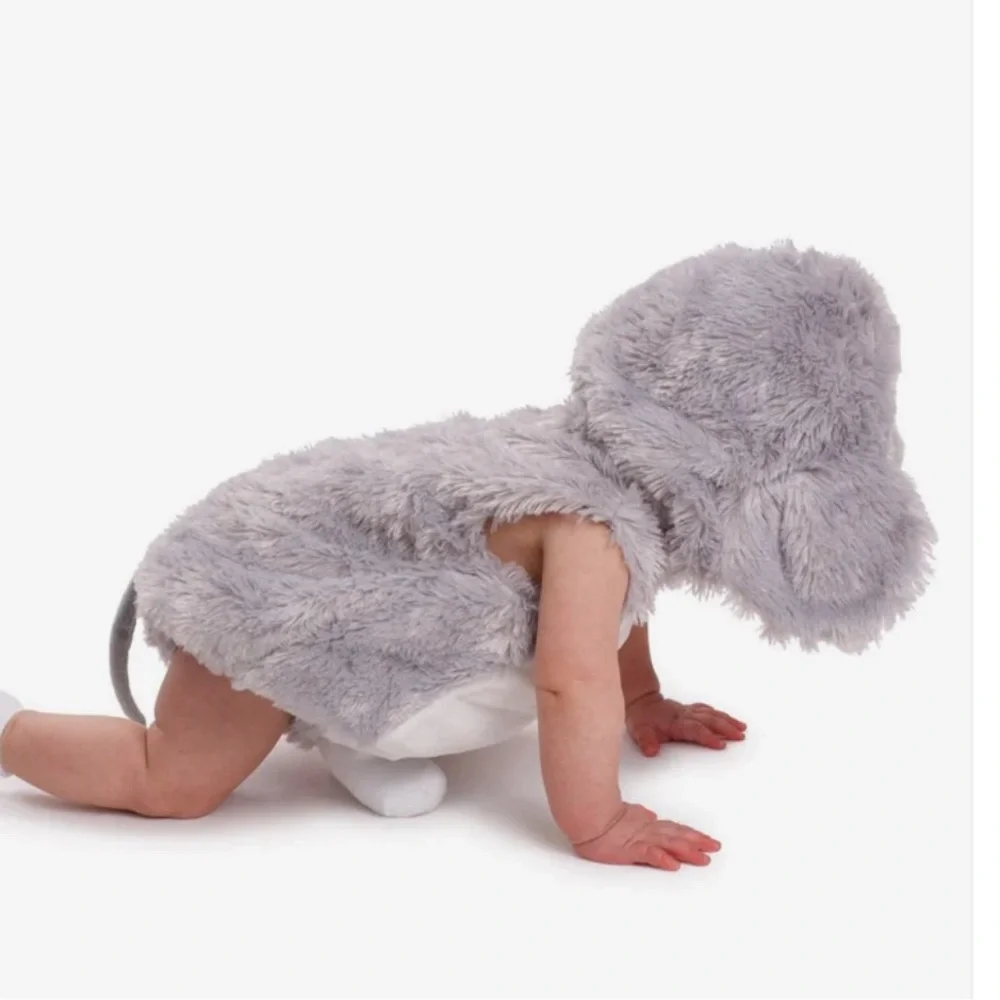 NEW Baby Gray Mouse with Big Ears Costume  Size 0-6 months